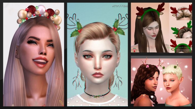 CC: 4 Accesorios navideños para Los Sims 4