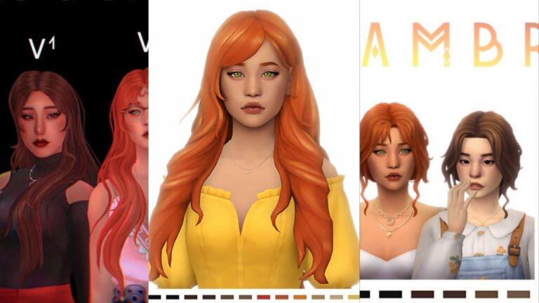 CC: Top 3 cabellos creados por Simandy para Los Sims 4