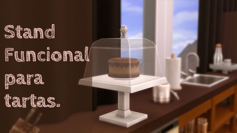 Mod: Stand funcional para las tartas de tus Sims