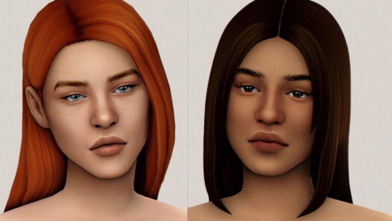 CC: Fabulosas Skins default para Los Sims 4 por Lamatisse