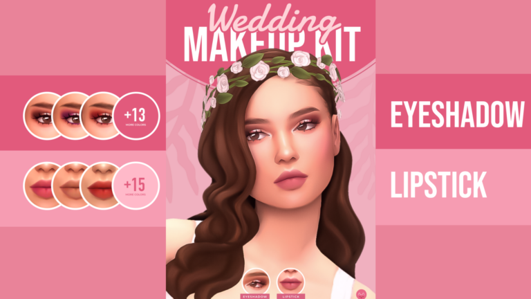 CC: Maquillaje de boda por TwistedCat para Los Sims 4