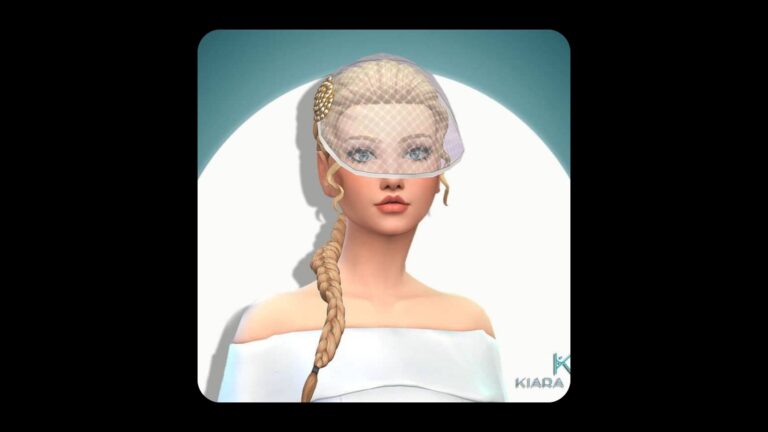 CC: “Wedding Veil” por fin liberado el velo de Los Sims 4 Sí quiero