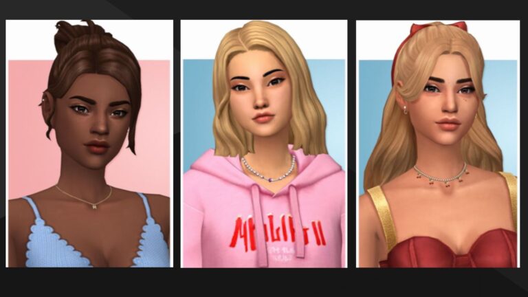 CC: Recopilación de peinados para mujeres creado por Aharris00britney para los Sims 4