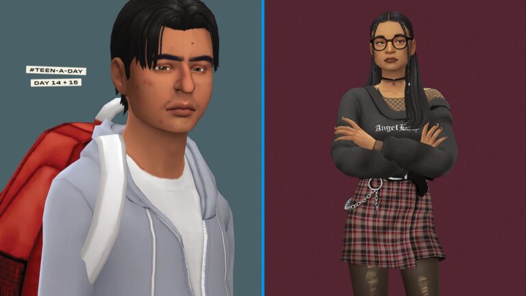 Reto del Creador de Sims: Teen a Day