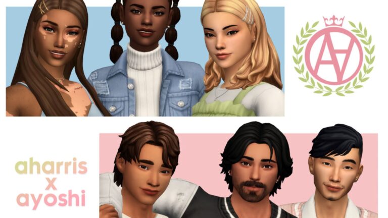 CC: “AxA” increíble colección de CC para Los Sims 4 por AHarris00Britney y Ayoshi