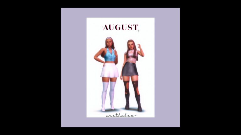 CC: “Agust Collection” en Los Sims 4 por Arethabee