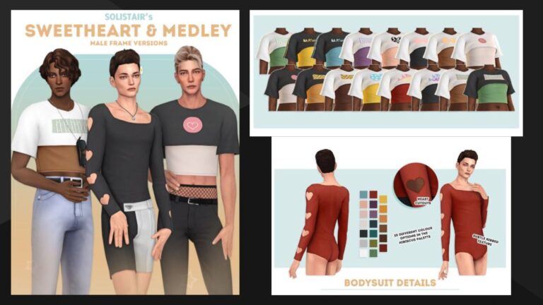 CC: Maravillosa colección de ropa maxis match casual para hombre creado por Solistair para los Sims 4