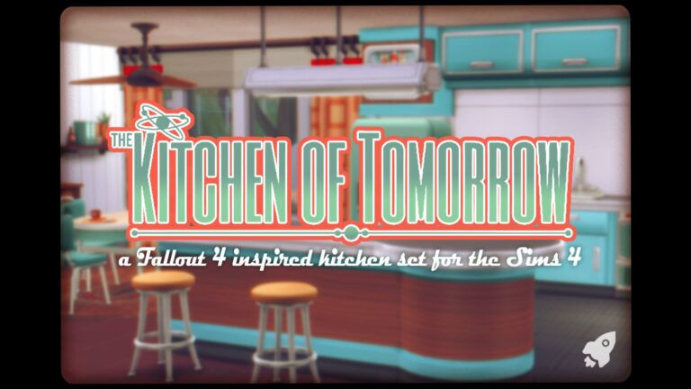 CC: La cocina del mañana para Los Sims 4