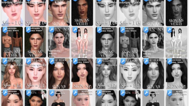 CC: Pieles realistas por Northern Siberia Winds para Los Sims 4