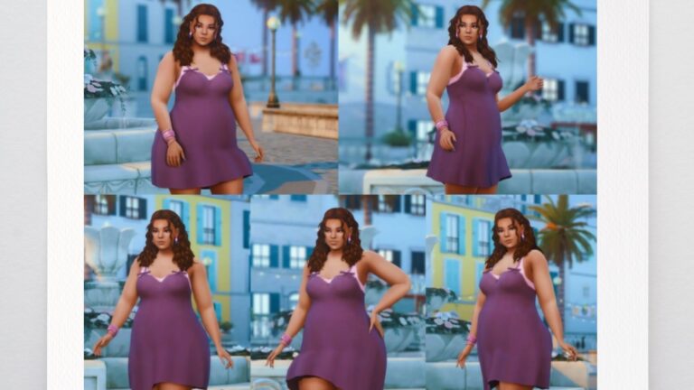 CC:  5 Poses creadas por Katverse para Los Sims 4