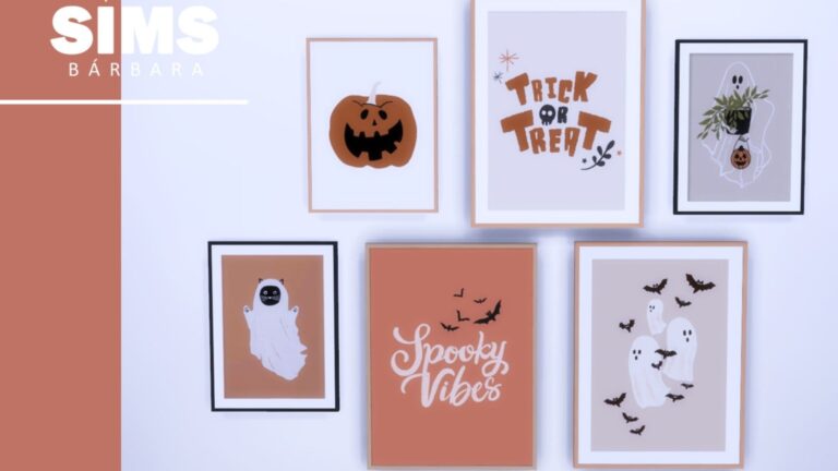CC: Decoración para Halloween de Sims Bárbara