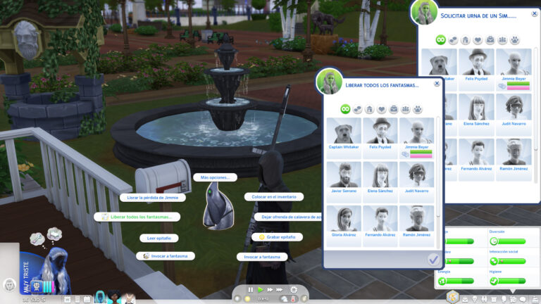 Mod: Recuperar fantasmas o perderlos por LittleMsSam para Los Sims 4
