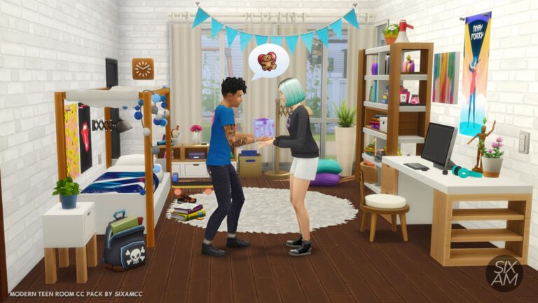 CC: Modern Teen Room por SIXAMCC