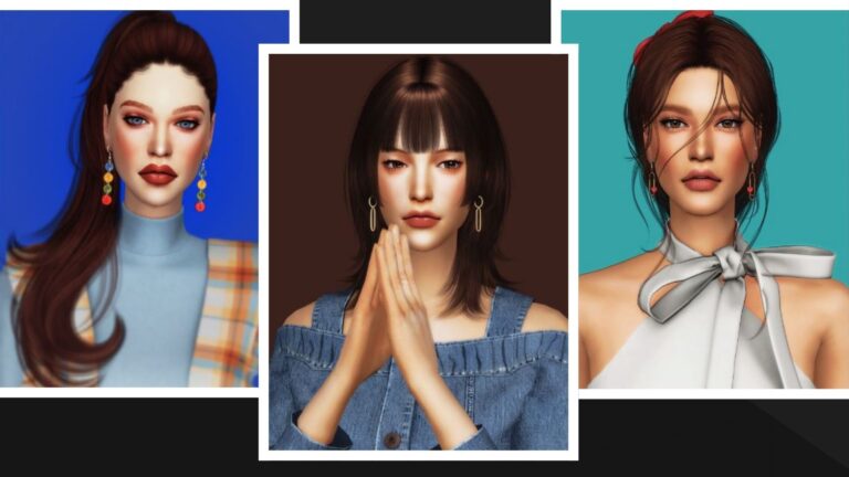 CC: Recopilación de pendientes creada por Gorilla Gorilla Gorilla para los Sims 4