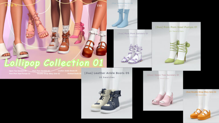 “Lollipop Collection” en Los Sims 4 por JiusSims