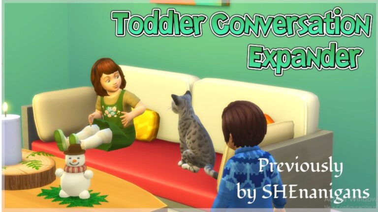 Mod: conversaciones extendidas en infantes para Los Sims 4 por MissyHissy
