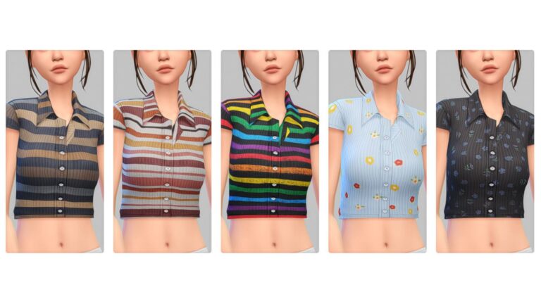 “Railee Top” en Los Sims 4 por Pixelunivairse