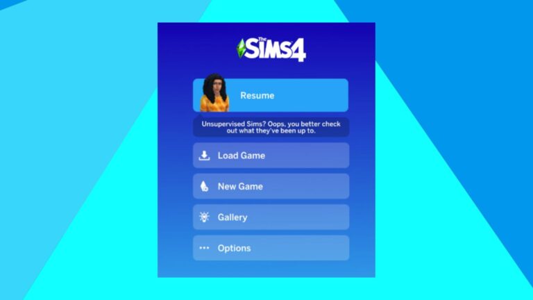 Mod : Minimalist Main Menu – v2b (Menú principal minimalista) Para Los Sims 4