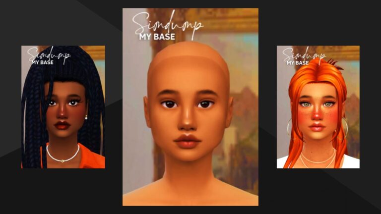 CC: Preciosa base de mujer creada por Simsulani para los Sims 4