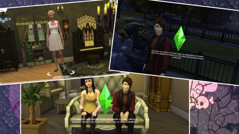 Mod: Fondos vampíricos por SimCatsie para los Sims 4