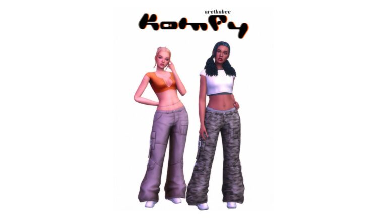 CC: “Komfy Collection” cómodos y fashions en Los Sims 4 por Arethabee