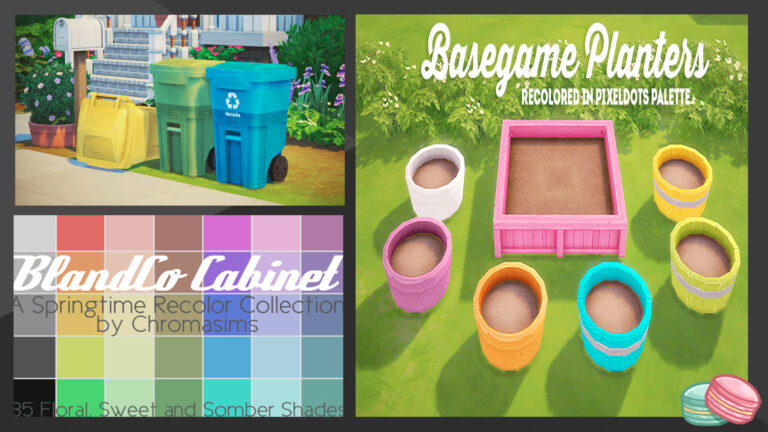 CC: Dale nuevos colores a la vida de tus Sims con estos recolores de objetos.