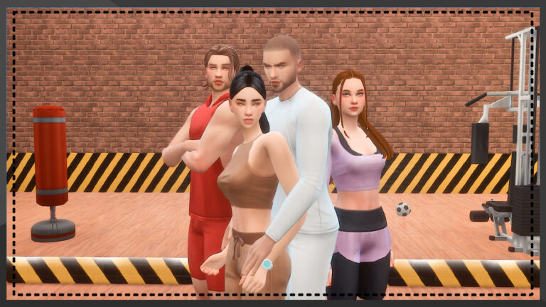 CC: Tus Sims atletas siempre fashion nunca infashion