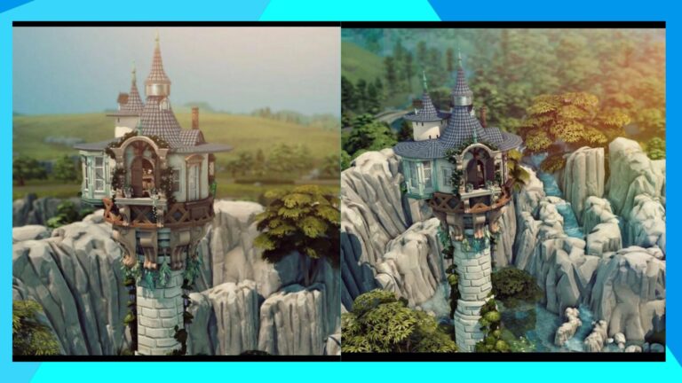 Solar destacado: Torre de Rapunzel por Simsphony para Los Sims 4