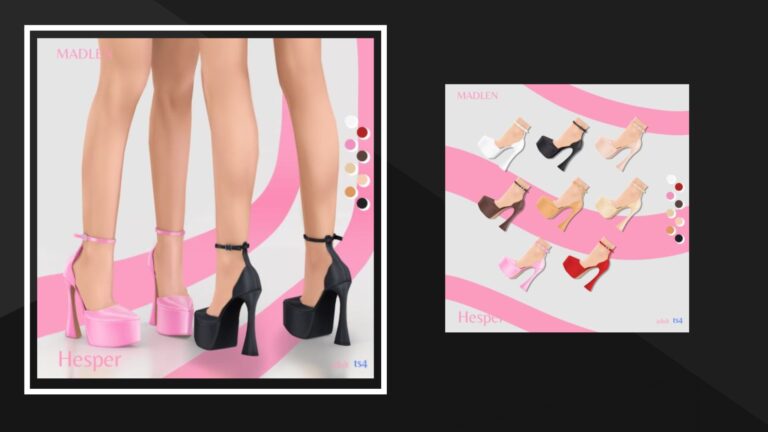 CC: Fantásticos zapatos de tacón para mujer para los Sims 4 creado por Madlen