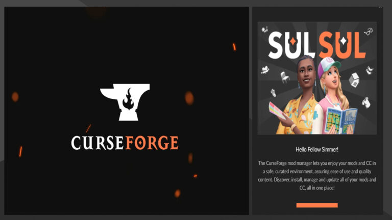 Guía: Cómo usar la aplicación CurseForge para descargar CC y Mods en Los Sims 4