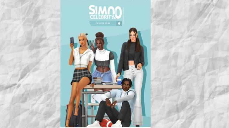 CC: set de ropa High School por Simcelebrity00 para Los Sims 4