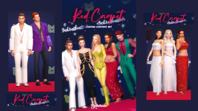 CC: Look de alfombra roja para Los Sims 4