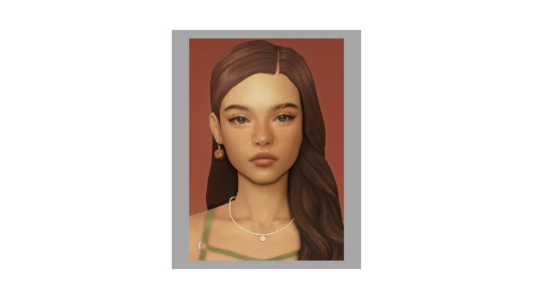 CC: “Queenie Hair” en Los Sims 4 por Dogsill