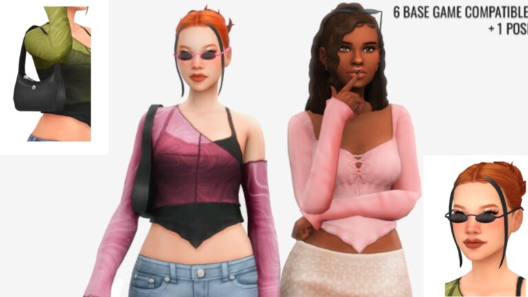 CC: Colección de ropa y accesorios MaxisMatch para mujer creada por Ikari Sims para los Sims 4