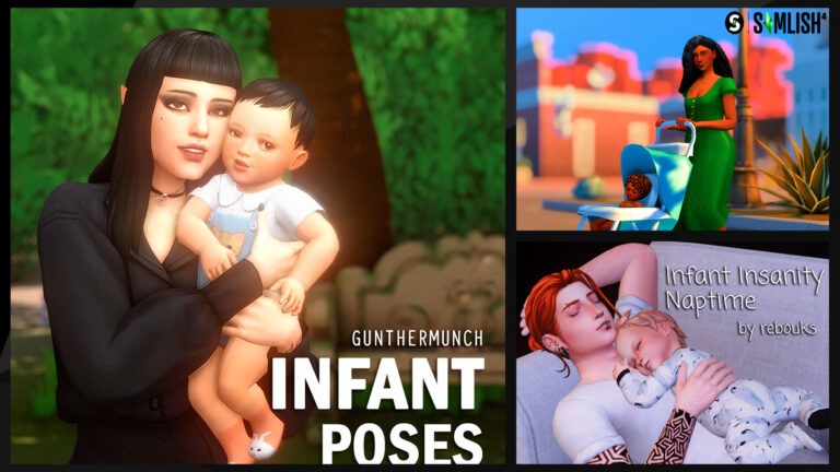 Poses: Toma las mejores y más tiernas fotos con tus bebés en Los Sims 4