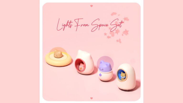 CC: Set de mini luces espaciales para Los Sims 4