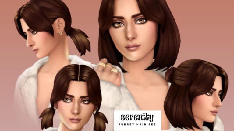 CC: Preciosa colección de peinados Maxis Match para mujer creado por Serenity para los Sims 4