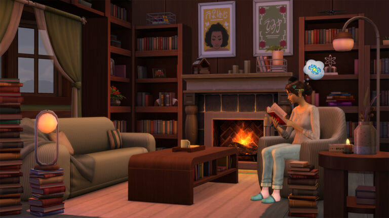 Reseña de Los Sims4 Rincón de lectura, Kit