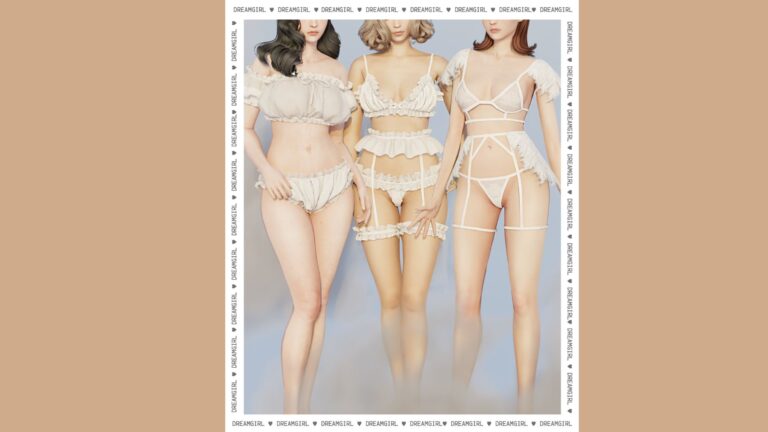 CC: Colección de lencería para Los Sims 4