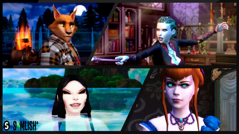 Mods: Controla a tus vampiceros, vampilobos, sireno-lobos, o cualquiera de tus híbridos con este mod en Los Sims 4
