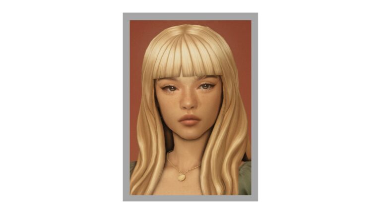 CC: “Teresa Hair” en Los Sims 4 por Dogsill