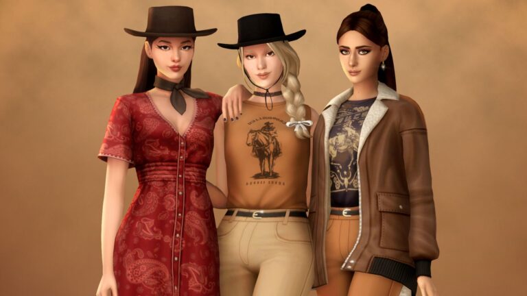 CC: ”Hazelnut Set” por Serenity en Los Sims 4