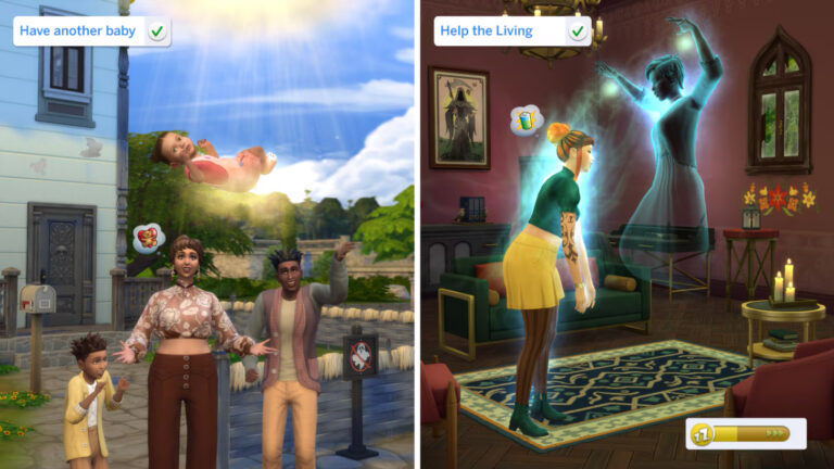 Cómo Funciona el Nuevo Sistema de Listas de Tareas y Metas en Los Sims 4 Vida y Más Allá