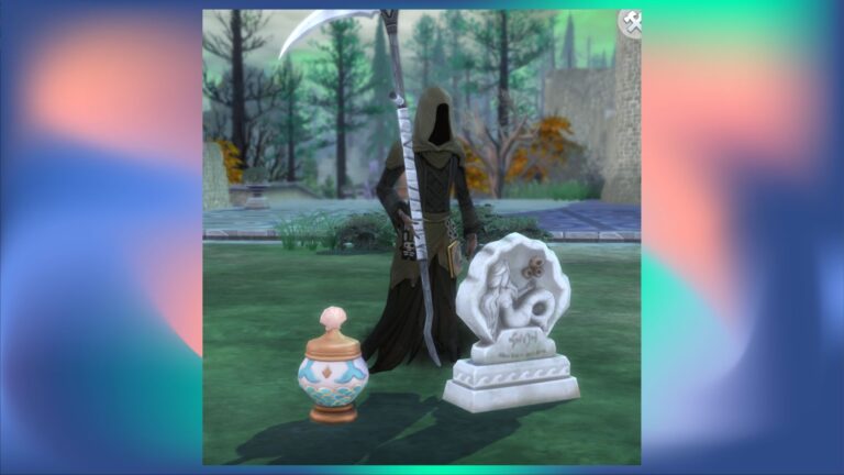 SimGuruNinja Revela las Nuevas Lápidas de Sirenas en Los Sims 4