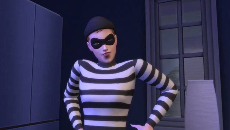 Preguntas frecuentes sobre los ladrones en Los Sims 4