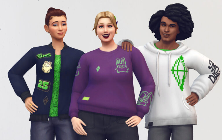¡Nueva ropa gratuita en el juego base de Los Sims 4! Diseños del 25 aniversario de Los Sims