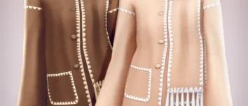 Aspen Jacket Sims 4 CC con diseño tipo bufanda y múltiples swatches de invierno