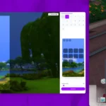 Interfaz del Custom Phone Wallpaper Generator para mods sims 4