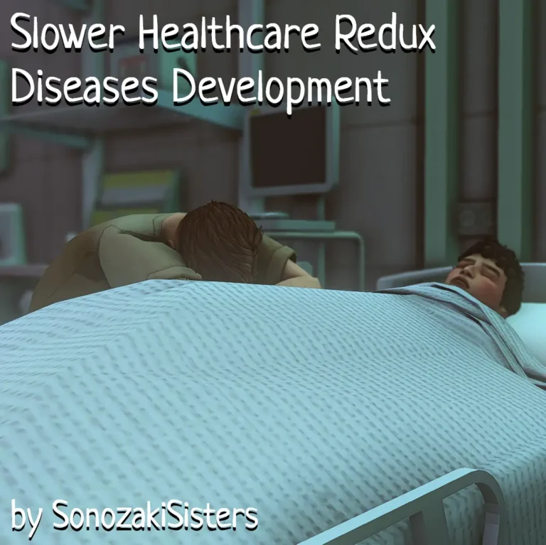 mods sims 4 Slower Healthcare Redux Diseases Development vista general del mod