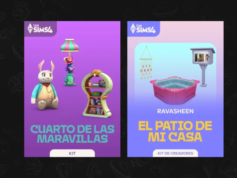 ¡Ya disponibles! Los Sims 4 lanza los Kits Cuarto de las Maravillas y El Patio de Mi Casa